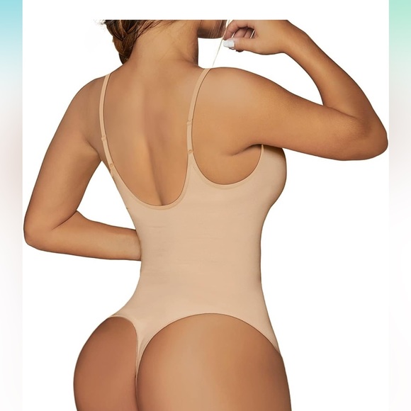 SHAPERX Bodysuit for Women Tummy Control Shapewear Seamless Sculpting Bodysuit - Picture 7 of 8